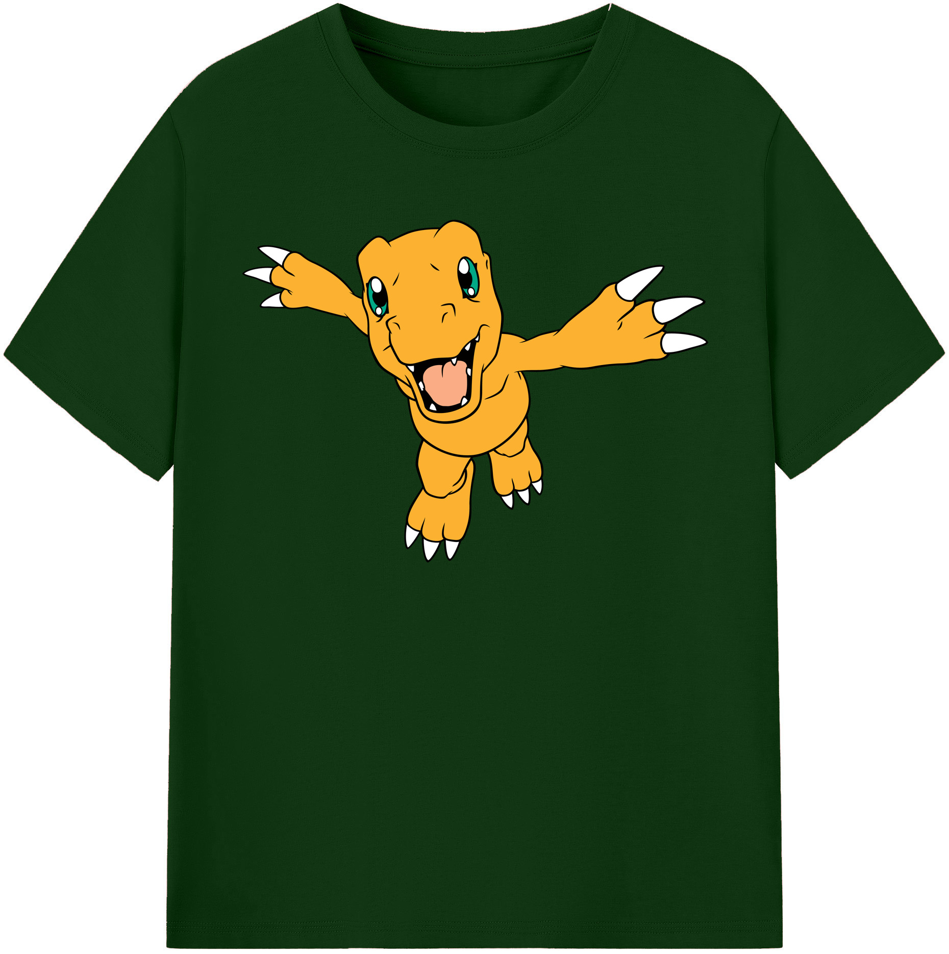 （画像用） Digimon デジタルモンスター/デジモン 綿100％半袖Tシャツ（フロントプリント）